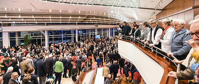 Viele Besucher waren beim Jahresempfang 2019 im Graf-Zeppelin-Haus dabei.