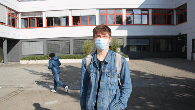 Bild : Das sagen Schüler zur Maskenpflicht während des Unterrichts
