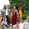 Im Stück &bdquo;Stetten &ndash; dem Himmel so nah&ldquo; spielt Annika Gscheidle die Revolutionärin Dohlen-Anna, die zusammen mit ...