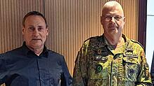 Jürgen Liebermann (rechts) rettete Peter Kessner das Leben.