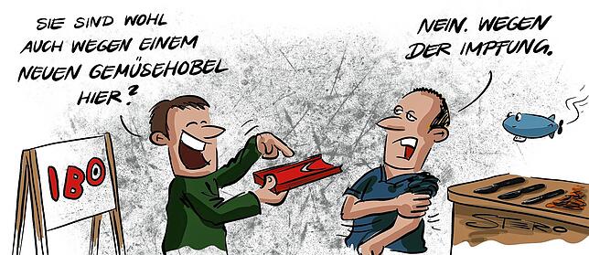 Bild 7: Jahresrückblick in Karikaturen:  Momenten zum Schmunzeln und  Staunen