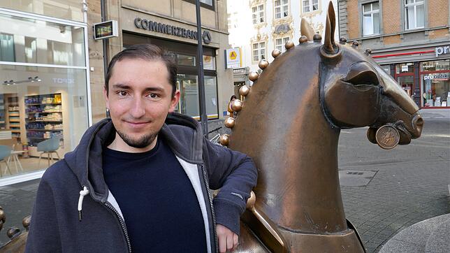 Nicht auf dem hohen Ross, sondern die soziale Frage fest im Blick: Simon Pschorr von der Linken Liste Konstanz.