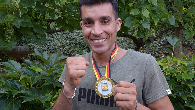 Der baden-württembergische Meister im Halbweltergewicht: Rasul Rasuli aus Markdorf.