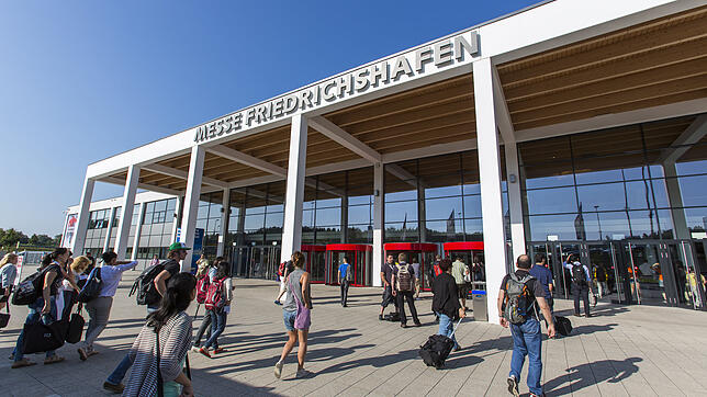 Die Messe Friedrichshafen.