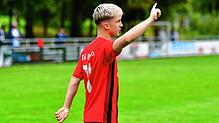 Gutes Auge: Hannes Brenneisen &ndash; hier ein Archivbild &ndash; traf das verwaiste Tor des FC Wittlingen aus über 50 Metern und machte ...