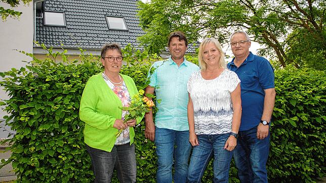 Ehrungen und Wahlen beim Sportverein Worndorf (von links): Martina Krell, Manfred Vogler, Bettina Wohlhüter und Rupert Möll. Bild: ...