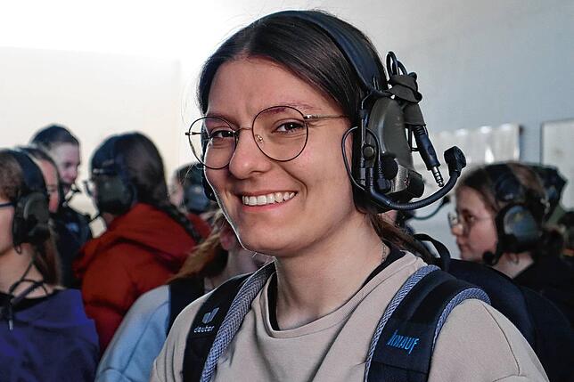 Antonija Kiourtsidis interessiert sich für eine Ausbildung bei der Bundeswehr.