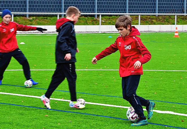 Bild 33: Eindrücke vom Training der E-Junioren des SV Jestetten nach der Corona-Pause