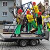Kindheitserinnerung: Auch eine Schiffschaukel ist beim Gutmadinger Umzug beim Wagen von Roland Binder dabei.