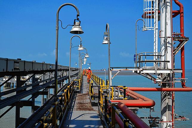 LNG-Terminal in Indien. Woher soll der Wasserstoff kommen?