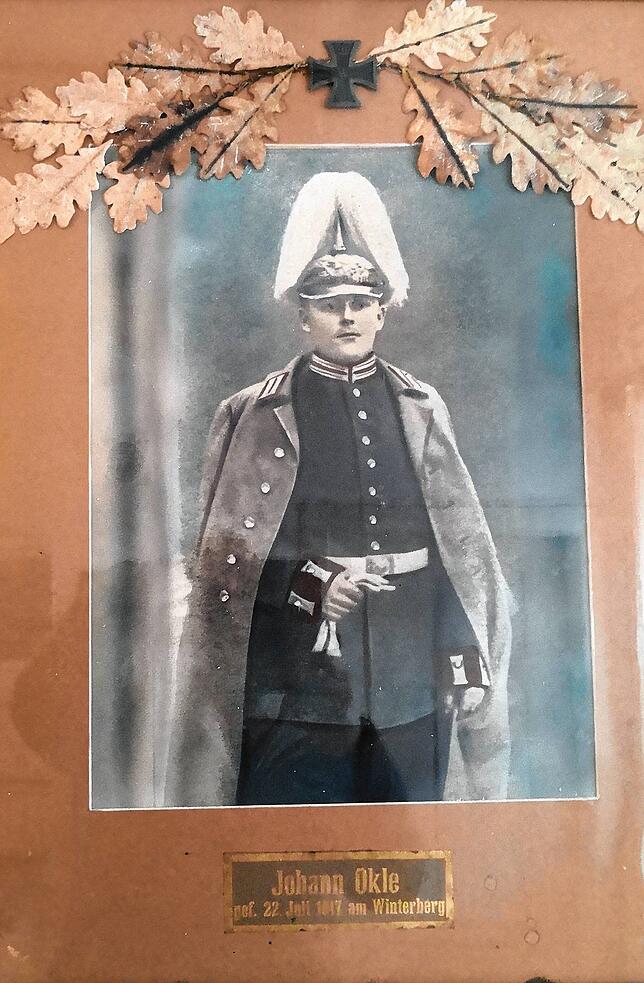 Der Soldat Johann Okle stammte von der Insel Reichenau und starb im Juli 1917 in der Nähe des Winterbergtunnels – ein Tag nach ...