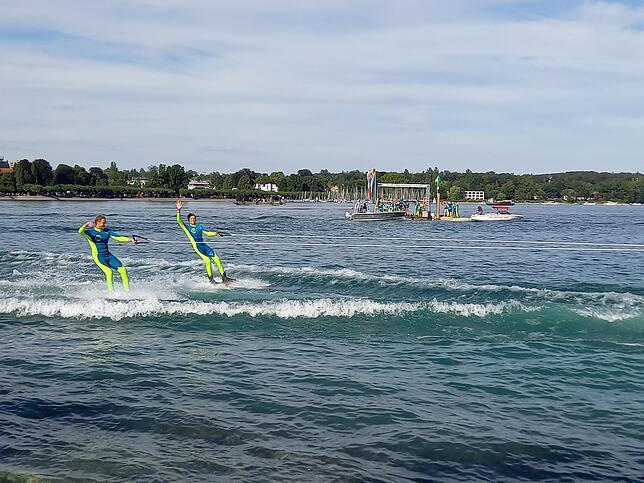 Bild 26: Erste Bilder vom Festgelände! In Konstanz kommen mehr und mehr Besucher zum Seenachtfest