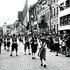 Der Umzug 1968: Die Junggesellen 1468 Waldshut waren einige von Tausenden von Teilnehmern, die den Jubiläumsumzug zu einem großen ...