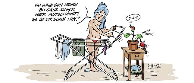 Bild 34: Die Karikatur der Woche: Wie weit weg ist noch zu nah dran?