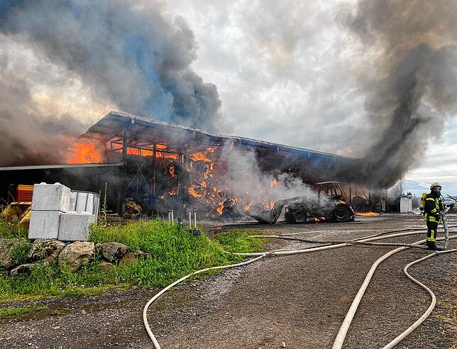 Brand in Dachsberg-Happingen.