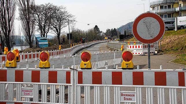 Noch ist die B&nbsp;34-Baustelle nicht abgeschlossen. In einem Teilabschnitt geht es jetzt aber an Asphaltierungsarbeiten.