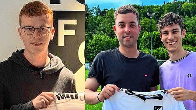 Neu beim FC Kandern: Tim Scholten (links) kommt aus dem Nachwuchs des SV Weil und Linous Brohammer (rechts) aus der U19 des FC Auggen. ...