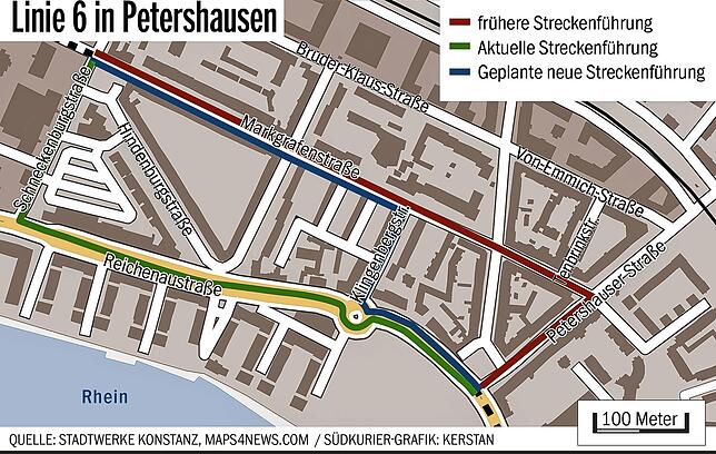 Bild 1: Erneut Protest wegen der Buslinie 6: Sie soll nun über die Klingenbergstraße fahren