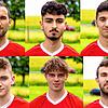 Neun beim SV Jestetten: Manuel Abreu, Özan Altunöz, Sinan Llabjanaj (oben von links) sowie (unten, von links) Nico Schaaf, Nils Hamm und ...