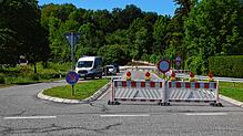 Missverständnis: Die Ausfahrt Schopfheim-Ost zur B317 war am Donnerstag einseitig vollgesperrt. Eigentlich sollte das erst nächsten ...