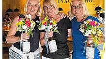 Drei von fünf noch aktiven Gründungsmitgliedern (von links): Ursula Gfrörer, Christiane Büchele und Uschi Kaiser. Foto: Jazz-Tanz-Club ...