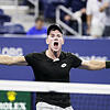Geschafft: Der aus Furtwangen stammende Tennisprofi Dominik Koepfer hat in der Nacht zum Samstag sensationell das Achtelfinale der ...