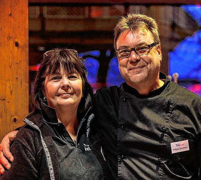 Dunja und Wolfgang Zimmermann vom Bewirtungsunternehmen Tellerrand übernehmen jetzt beim Fest der Pferde das Catering. Dafür brauchen ...