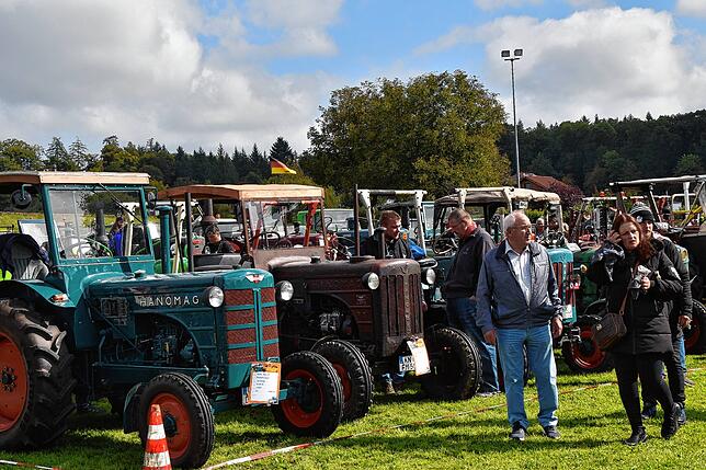 Bild 25: Oldtimer, Schlachtplatte, Musik: So war das Herbstfest in Orsingen