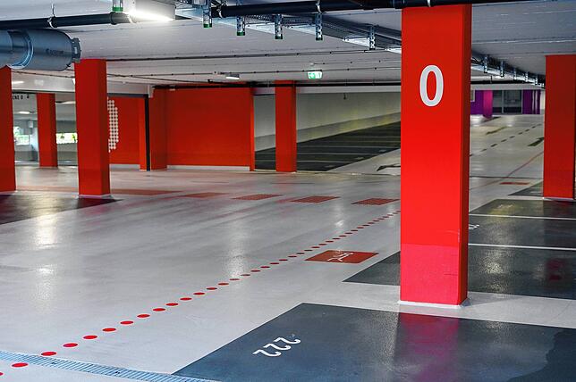 Seit der Eröffnung des Parkhauses am Sportbad ist dieser Anblick der Normalzustand.