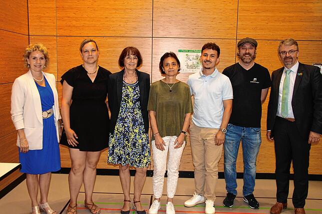 Sie gehören dem neuen Rat nicht mehr an: Daniela Tayari, Adelheid Kummle, Uta Blankenhorn-Theiss, Maximilian Wagner und Johannes ...