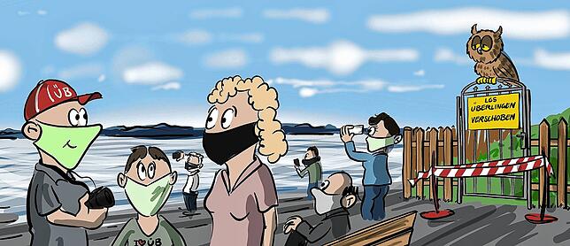 Bild 4: Das Jahr 2021 in zwölf Karikaturen