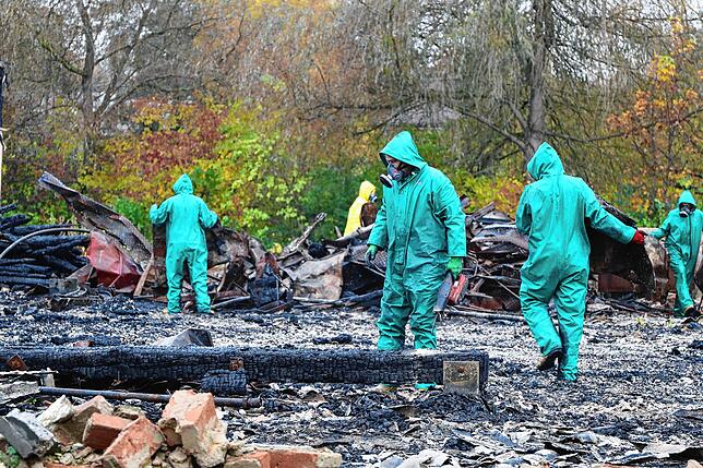 Ziemlich genau ein Jahr nach dem Brand der Scheffelhalle werden nun die Reste abgebrochen. Dafür braucht es eine Spezialfirma, die auch ...