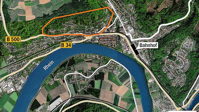 Bild : Der Haspel war früher das Weinanbaugebiet Waldshut, heute genießen zahlreiche Familien dort das Leben am Waldrand