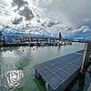 Blick auf den Messehafen der Interboot 2023. Die Zahl der Aussteller auch hier ist stark gesunken.