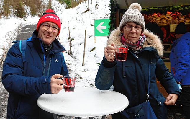 Claire Gouttefarde kommen aus Lyon/Frankreich, sie hätten sich mehr Zeit gewünscht.
