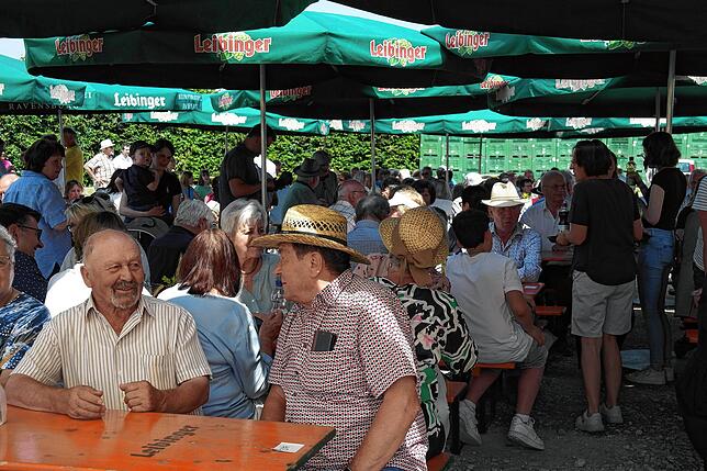 Bild 14: Bilder von der Reiterprozession zum Jubiläumsfest der Blutreitergruppe Oberteuringen