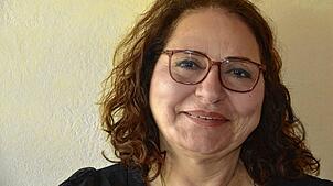Faten Mukarker ist in Bethlehem geboren.  Bild: Christiane Sahli