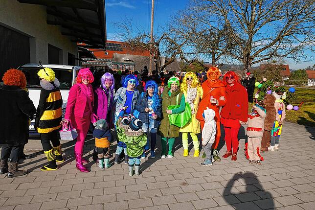 Bild 4: In Wittenhofen, Roggenbeuren und Limpach wird der Narrenbaum aufgestellt – Teil 2!