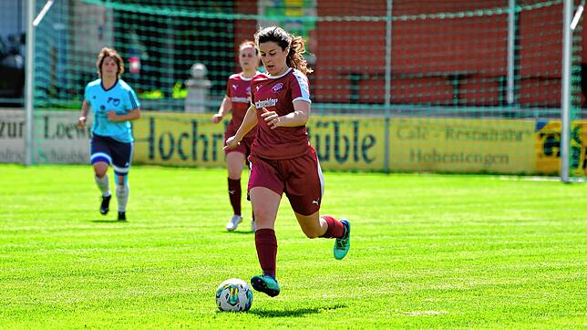 Matchwinnerin: Gioia Tieri sicherte mit ihrem Treffer dem FC Hochrhein den 1:0-Sieg im Hochrhein-Derby der Verbandsliga gegen den FC ...