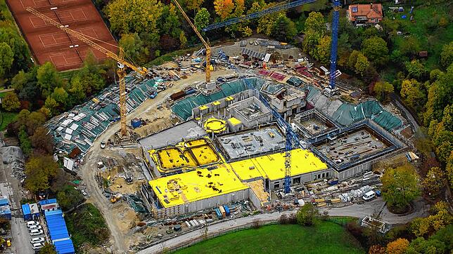 Bild : Wie sieht es eigentlich am Schwaketenbad aus? Wir haben uns auf der Baustelle umgesehen