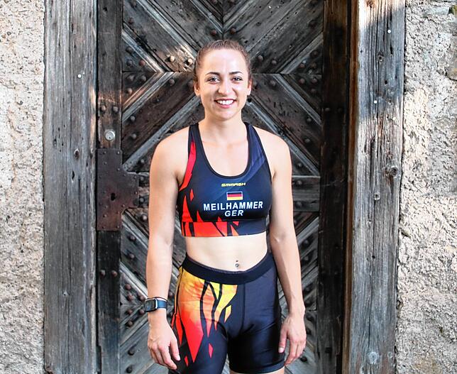 Janina Meilhammer trat 2017 zum ersten Mal zu einem Extremhindernislauf an. Heute ist sie im Team Deutschland als amtierende ...