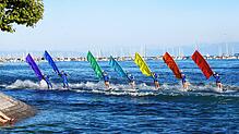 (Archivbild) Ein traditioneller Höhepunkt des Seenachtfest-Programms ist die Wasserski-Show des Deutsch-Schweizerischen Motorboot-Clubs ...