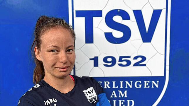 Katharina Laubach feierte ihr Debüt im Männerfußball beim TSV Überlingen am Ried II.