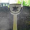 Der Grabstein von Alice Maier und ihrem Sohn Kurt auf dem jüdischen Friedhof in Konstanz. Beide kehrten nach Konstanz zurück.