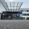 Eingang zum Klinikum Konstanz. Der Gesundheitsverbund des Landkreises geht mit seinen Akutkliniken in den Notbetrieb.