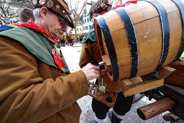 Bild 31: Narrenbaumstellen auf dem Radolfzeller Marktplatz
