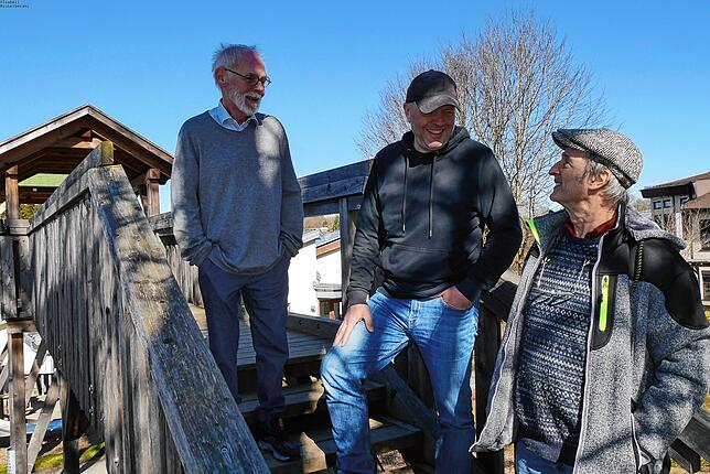 Die Gala-Organisatoren (v. l.): André Heygster, Kees Richters und Jean Christophe Klockenbring.