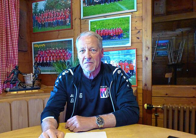 Vereinsikone: Gerd Gampp hat als Jugendtrainer zahlreiche Weilheimer Spieler und auch Akteure anderer Vereine auf dem Nägeleberg ...