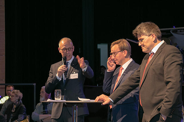 Bild 2: Neujahrsempfang: 900 Bürger machen die Waldshuter Stadthalle zum Schauplatz der guten Laune