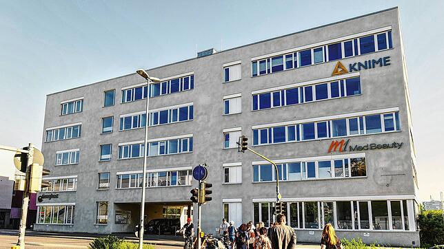 Im sogenannten Kompetenzzentrum in der Reichenaustraße in Konstanz hat auch die Firma Knime ihren Sitz.